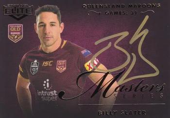 2020 NRL Elite - Masters Series Signatures #MSS2 Billy Slater Front